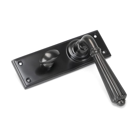 From The Anvil Aged Bronze Hinton Lever Bathroom Set