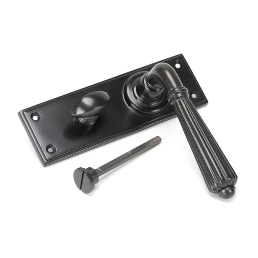 From The Anvil Aged Bronze Hinton Lever Bathroom Set