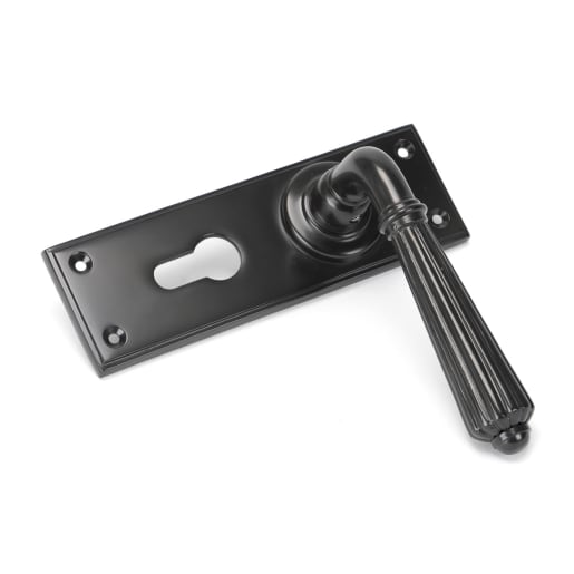 From The Anvil Aged Bronze Hinton Lever Euro Lock Set