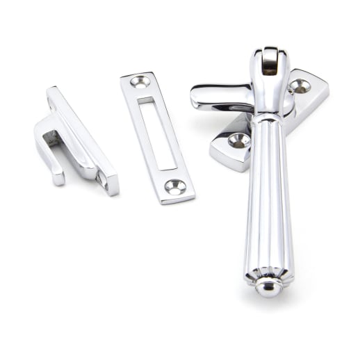 From The Anvil Polished Chrome Locking Hinton Fastener
