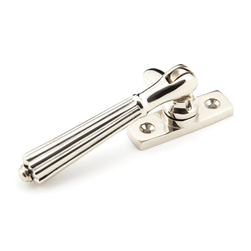 From The Anvil Polished Nickel Locking Hinton Fastener