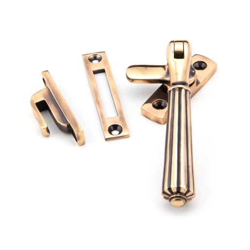From The Anvil Polished Bronze Locking Hinton Fastener