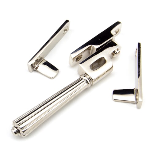 From The Anvil Polished Nickel Night-Vent Locking Hinton Fastener