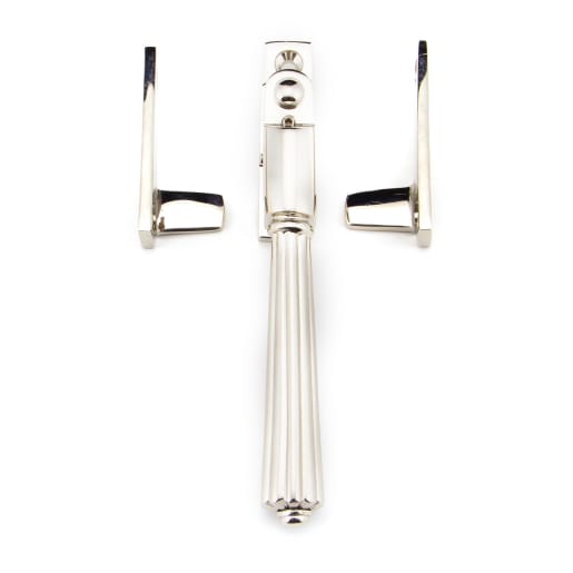 From The Anvil Polished Nickel Night-Vent Locking Hinton Fastener