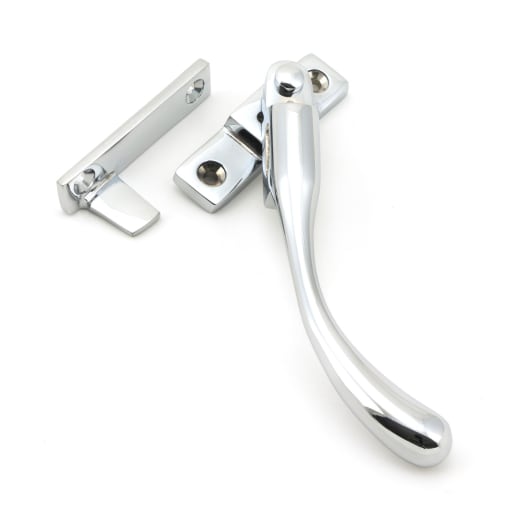 From The Anvil Polished Chrome Night-Vent Locking Peardrop Fastener - RH