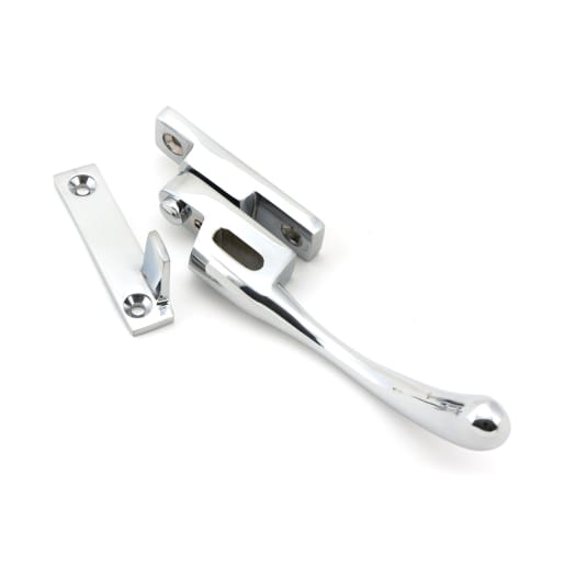 From The Anvil Polished Chrome Night-Vent Locking Peardrop Fastener - RH