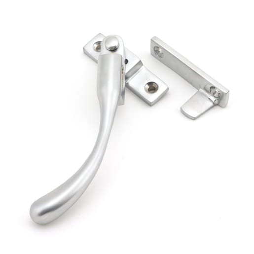 From The Anvil Satin Chrome Night-Vent Locking Peardrop Fastener - LH