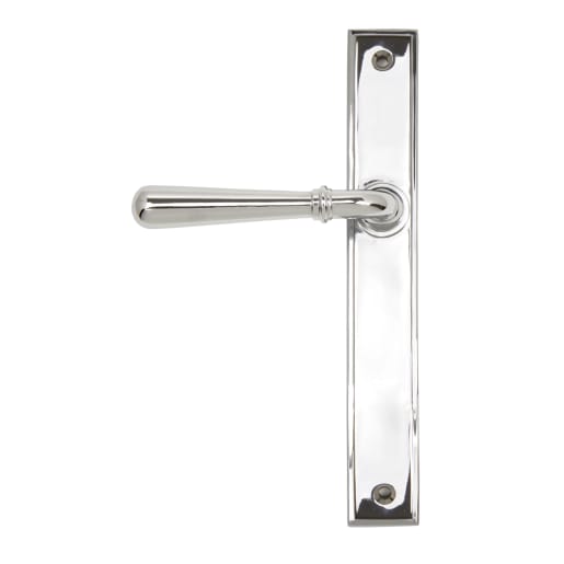 From The Anvil Polished Chrome Newbury Slimline Lever Espag. Latch Set