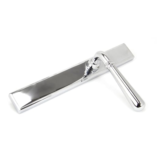 From The Anvil Polished Chrome Newbury Slimline Lever Espag. Latch Set