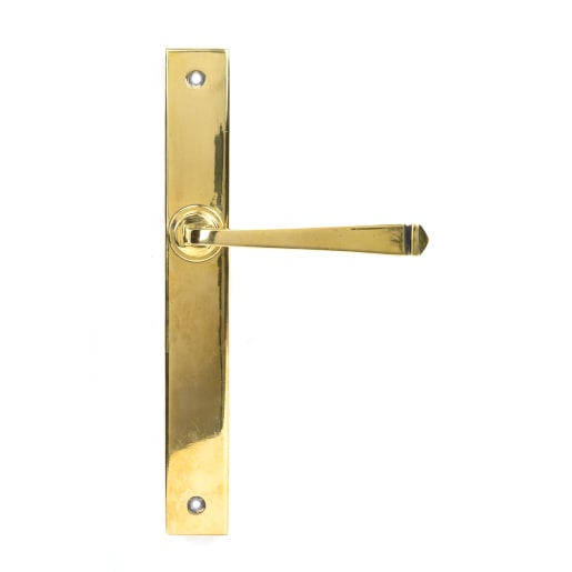 From The Anvil Aged Brass Avon Slimline Lever Espag. Latch Set