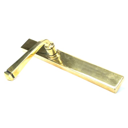 From The Anvil Aged Brass Avon Slimline Lever Espag. Latch Set