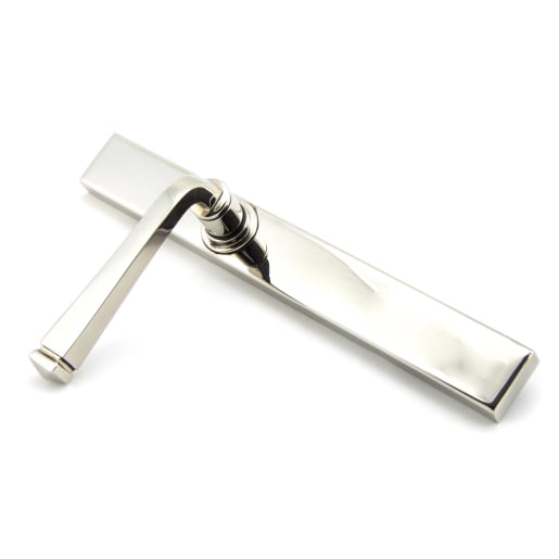 From The Anvil Polished Nickel Avon Slimline Lever Espag. Latch Set