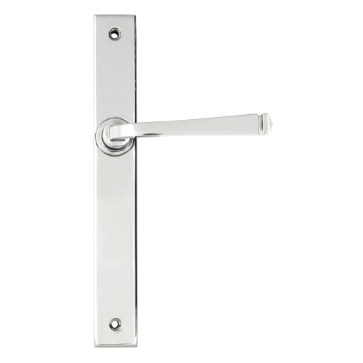 From The Anvil Polished Chrome Avon Slimline Lever Espag. Latch Set