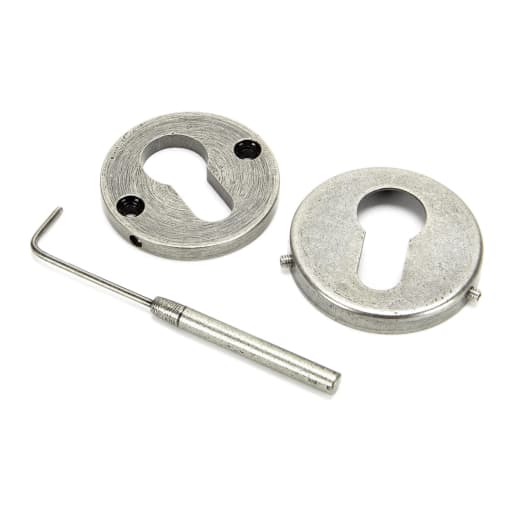 From The Anvil Pewter 52mm Regency Concealed Escutcheon
