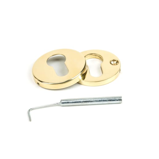 From The Anvil Aged Brass 52mm Regency Concealed Escutcheon