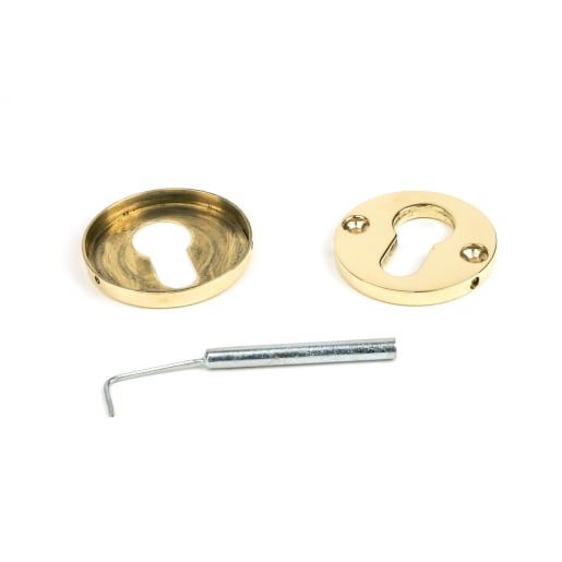 From The Anvil Aged Brass 52mm Regency Concealed Escutcheon