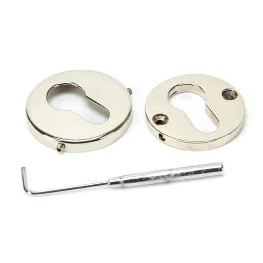 From The Anvil Polished Nickel 52mm Regency Concealed Escutcheon