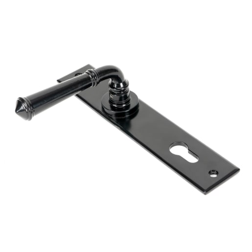 From The Anvil Black Regency Lever Espag. Lock Set