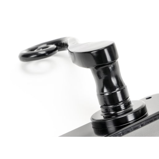 From The Anvil Black Monkeytail Lever Euro Lock Set