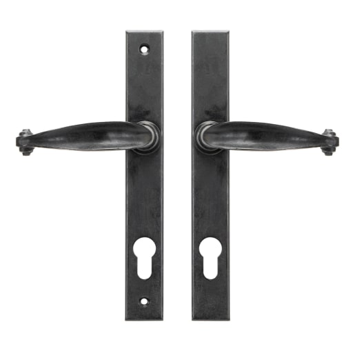 From The Anvil External Beeswax Cottage Slimline Lever Espag. Lock Set