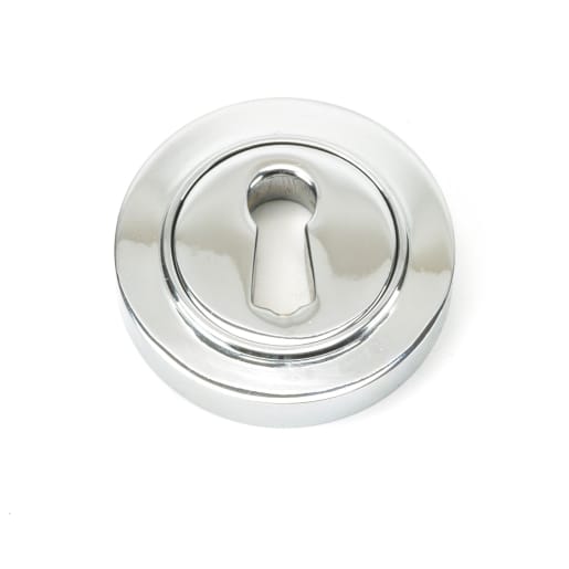 From The Anvil Polished Chrome Round Escutcheon (Plain)