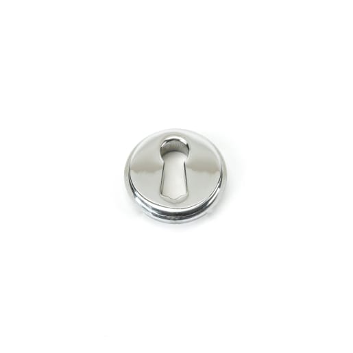 From The Anvil Polished Chrome Round Escutcheon (Plain)