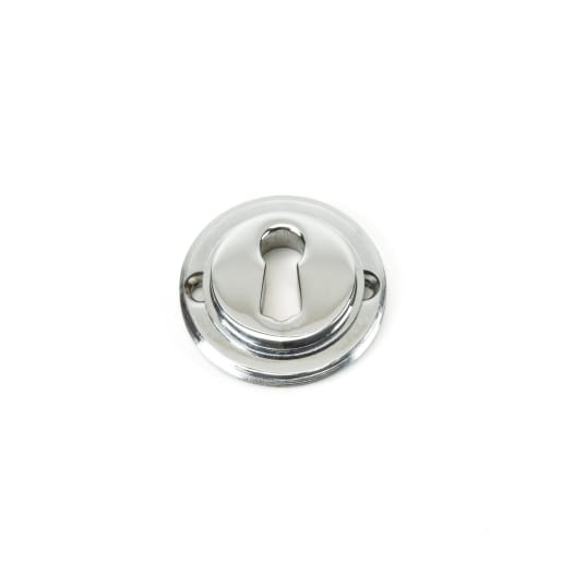From The Anvil Polished Chrome Round Escutcheon (Plain)