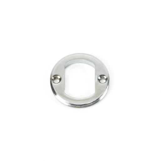 From The Anvil Polished Chrome Round Escutcheon (Plain)