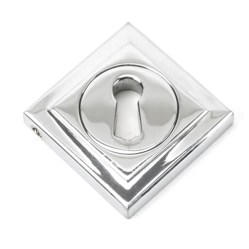 From The Anvil Polished Chrome Round Escutcheon (Square)