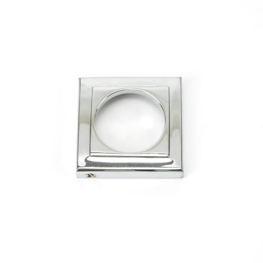 From The Anvil Polished Chrome Round Escutcheon (Square)