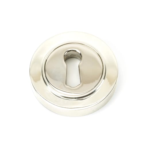 From The Anvil Polished Nickel Round Escutcheon (Plain)