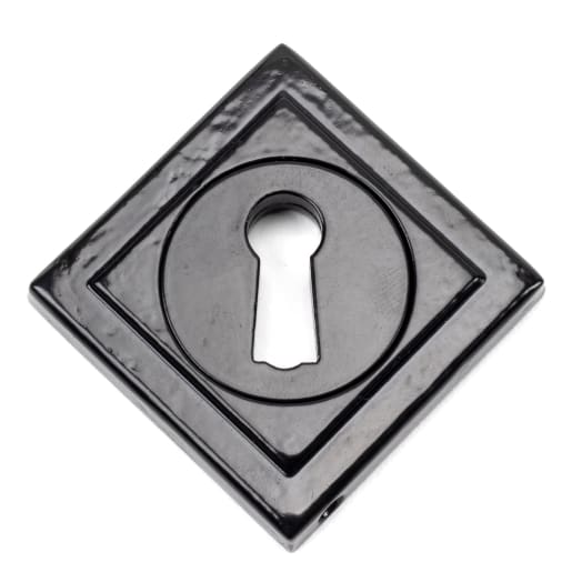 From The Anvil Black Round Escutcheon (Square)