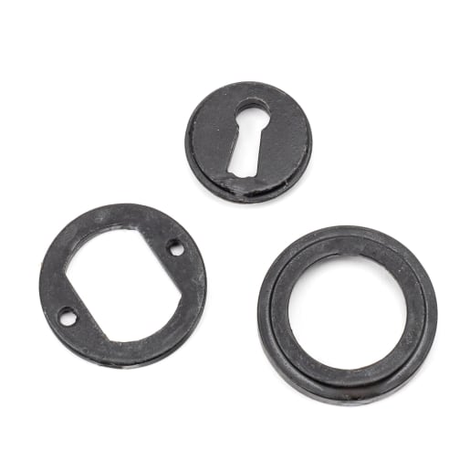 From The Anvil External Beeswax Round Escutcheon (Art Deco)