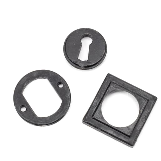 From The Anvil External Beeswax Round Escutcheon (Square)