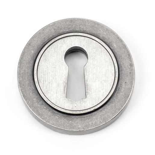 From The Anvil Pewter Round Escutcheon (Plain)