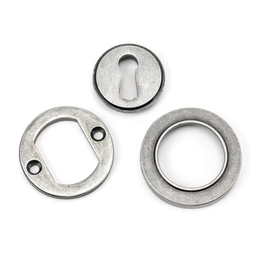 From The Anvil Pewter Round Escutcheon (Plain)