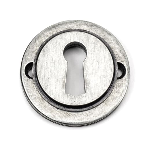 From The Anvil Pewter Round Escutcheon (Square)