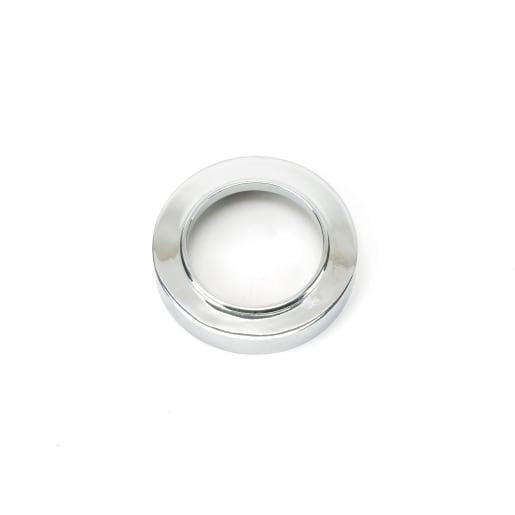 From The Anvil Polished Chrome Round Euro Escutcheon (Plain)
