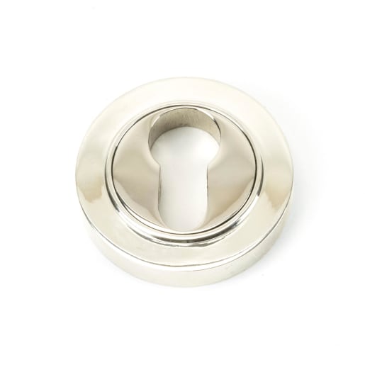 From The Anvil Polished Nickel Round Euro Escutcheon (Plain)
