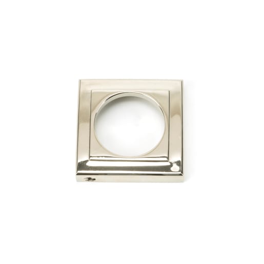 From The Anvil Polished Nickel Round Euro Escutcheon (Square)