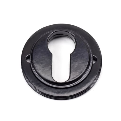From The Anvil Black Round Euro Escutcheon (Square)