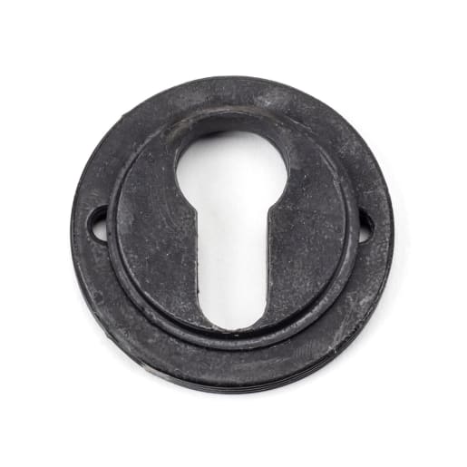 From The Anvil External Beeswax Round Euro Escutcheon (Plain)