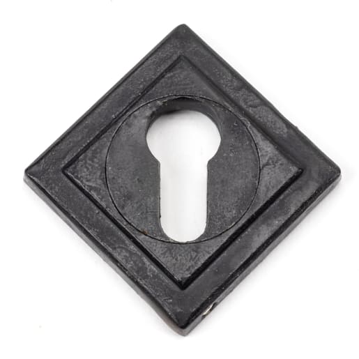 From The Anvil External Beeswax Round Euro Escutcheon (Square)