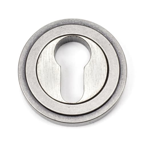 From The Anvil Pewter Round Euro Escutcheon (Art Deco)