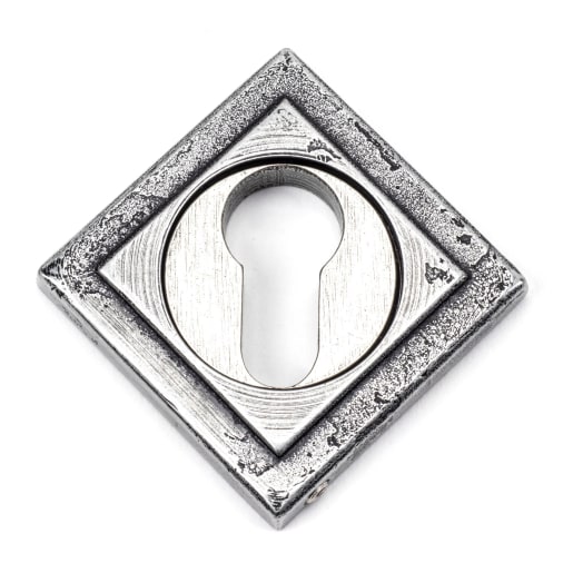From The Anvil Pewter Round Euro Escutcheon (Square)