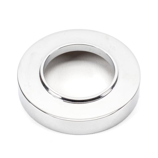 From The Anvil Polished Chrome Round Thumbturn Set (Plain)