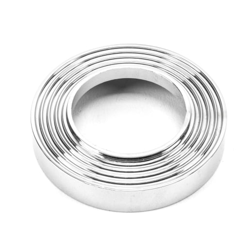 From The Anvil Polished Chrome Round Thumbturn Set (Beehive)