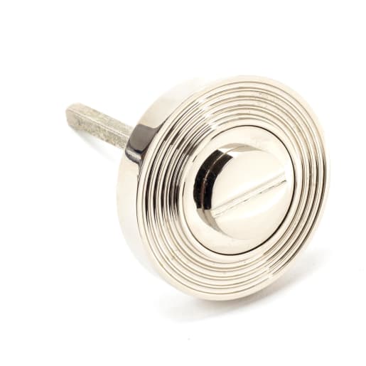 From The Anvil Polished Nickel Round Thumbturn Set (Beehive)