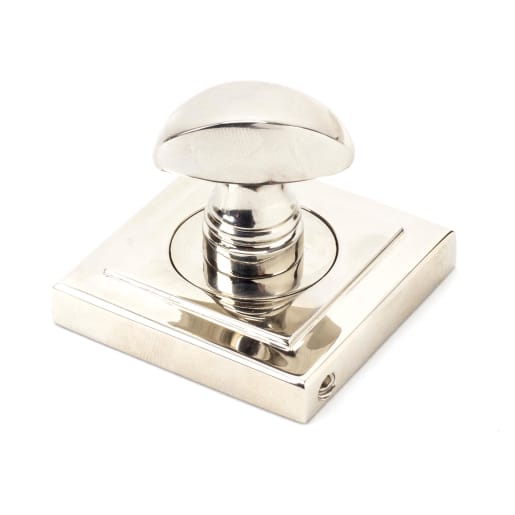 From The Anvil Polished Nickel Round Thumbturn Set (Square)