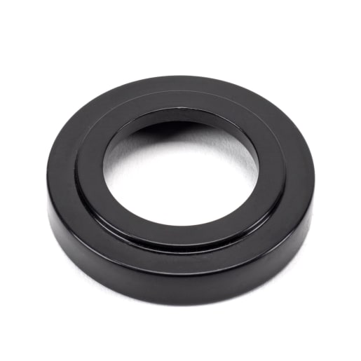 From The Anvil Black Round Thumbturn Set (Art Deco)